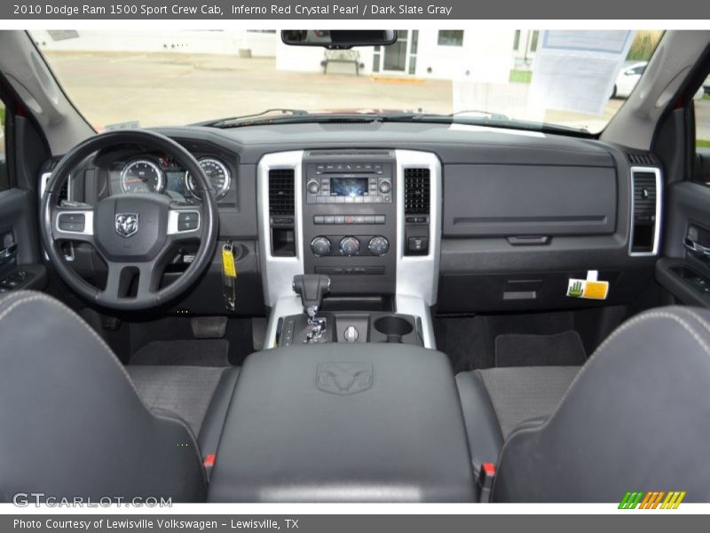 Inferno Red Crystal Pearl / Dark Slate Gray 2010 Dodge Ram 1500 Sport Crew Cab