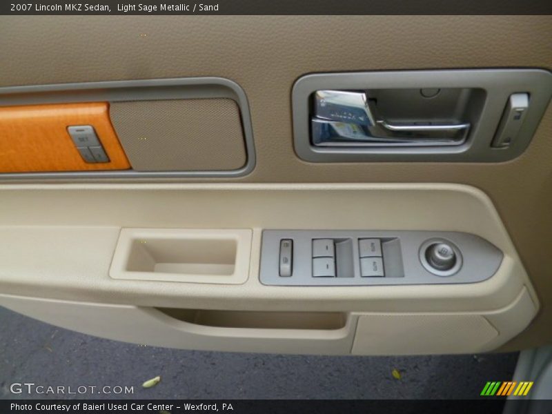 Light Sage Metallic / Sand 2007 Lincoln MKZ Sedan