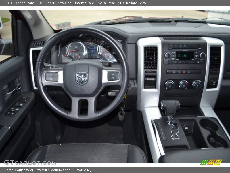 Inferno Red Crystal Pearl / Dark Slate Gray 2010 Dodge Ram 1500 Sport Crew Cab