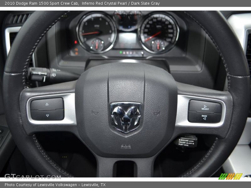 Inferno Red Crystal Pearl / Dark Slate Gray 2010 Dodge Ram 1500 Sport Crew Cab