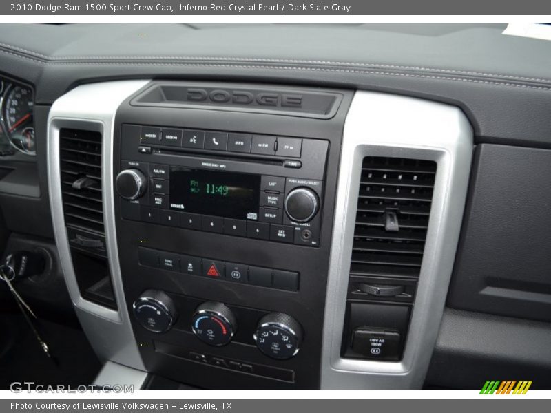 Inferno Red Crystal Pearl / Dark Slate Gray 2010 Dodge Ram 1500 Sport Crew Cab