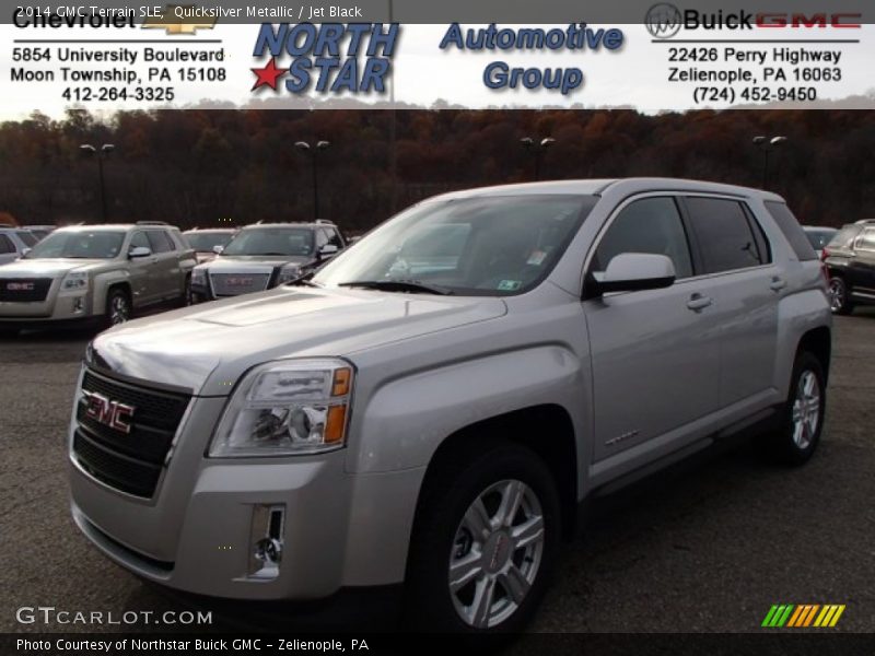 Quicksilver Metallic / Jet Black 2014 GMC Terrain SLE