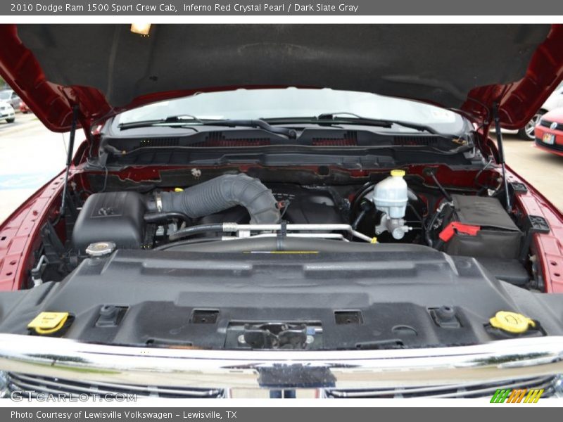 Inferno Red Crystal Pearl / Dark Slate Gray 2010 Dodge Ram 1500 Sport Crew Cab
