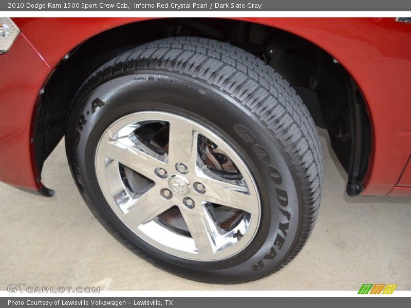 Inferno Red Crystal Pearl / Dark Slate Gray 2010 Dodge Ram 1500 Sport Crew Cab