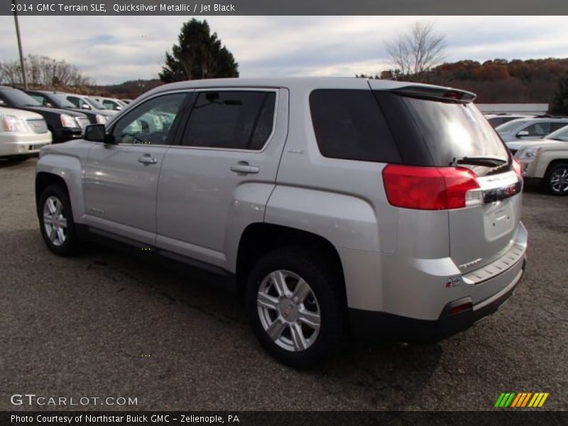 Quicksilver Metallic / Jet Black 2014 GMC Terrain SLE