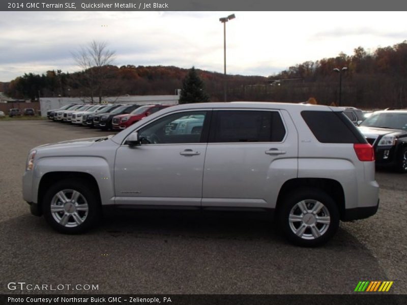 Quicksilver Metallic / Jet Black 2014 GMC Terrain SLE