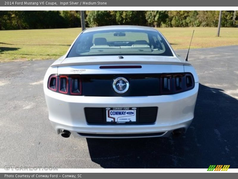 Ingot Silver / Medium Stone 2014 Ford Mustang V6 Coupe