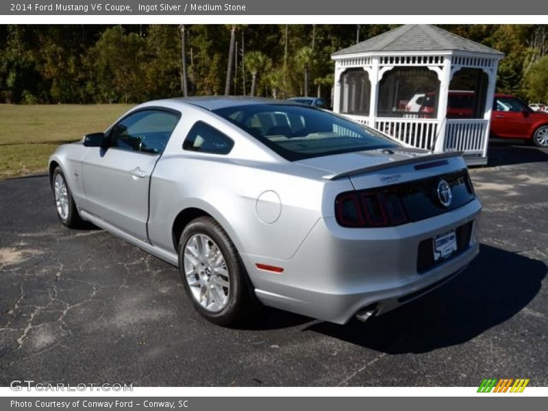 Ingot Silver / Medium Stone 2014 Ford Mustang V6 Coupe