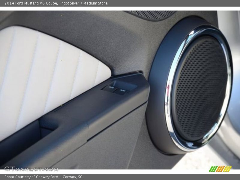 Ingot Silver / Medium Stone 2014 Ford Mustang V6 Coupe