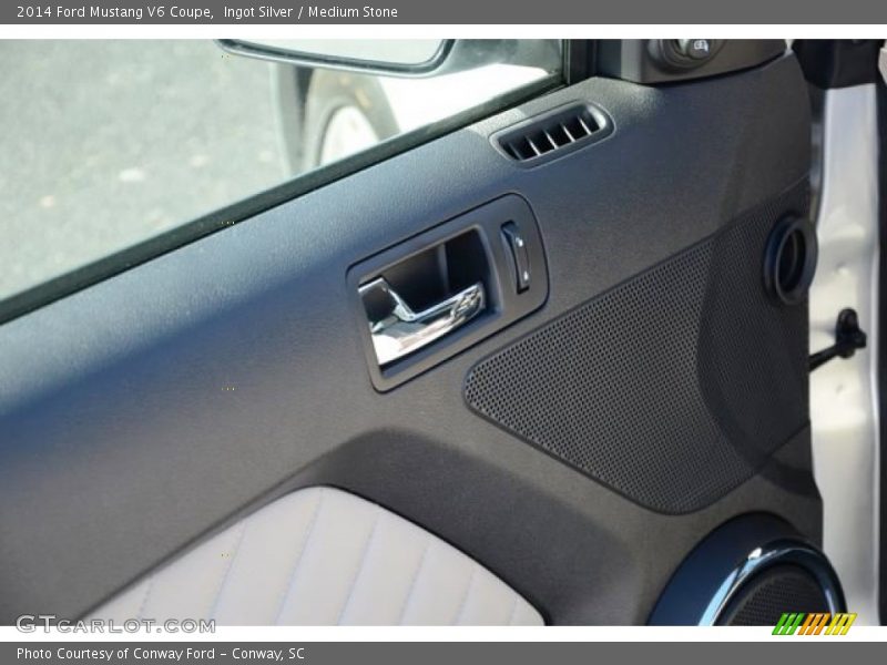 Ingot Silver / Medium Stone 2014 Ford Mustang V6 Coupe