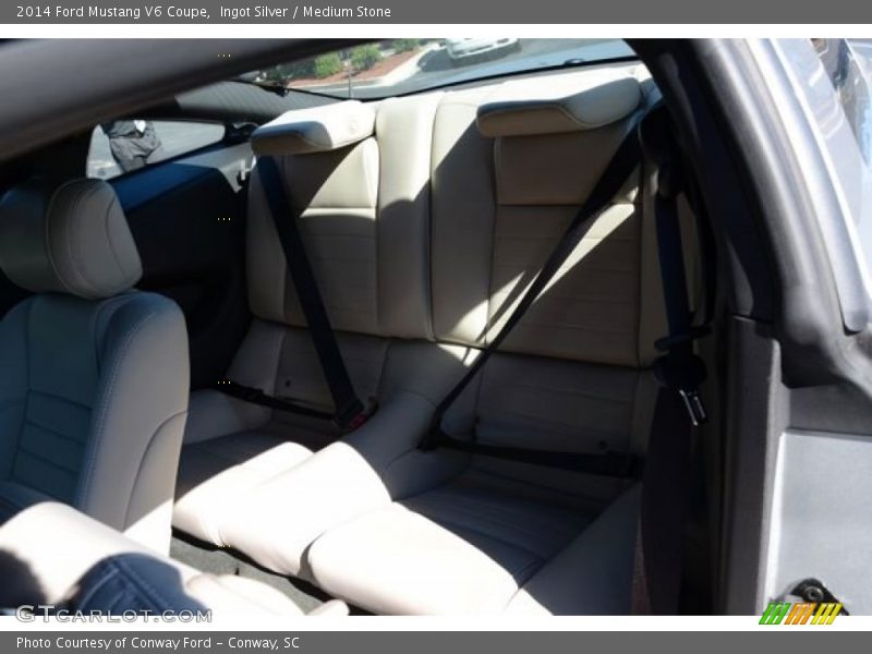 Ingot Silver / Medium Stone 2014 Ford Mustang V6 Coupe