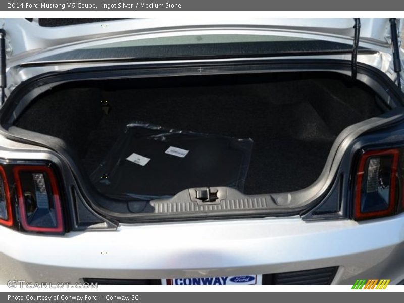 Ingot Silver / Medium Stone 2014 Ford Mustang V6 Coupe