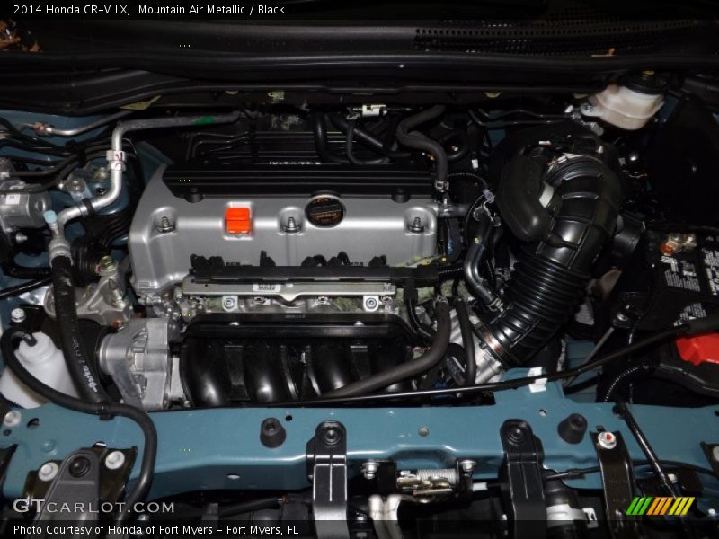 Mountain Air Metallic / Black 2014 Honda CR-V LX