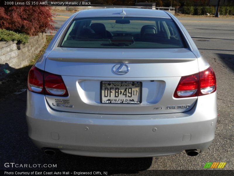 Mercury Metallic / Black 2008 Lexus GS 350 AWD