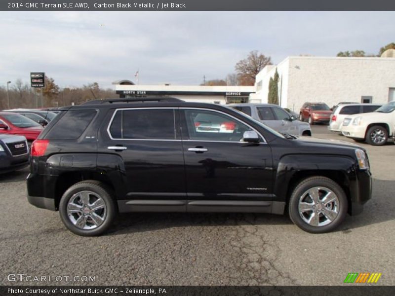 Carbon Black Metallic / Jet Black 2014 GMC Terrain SLE AWD