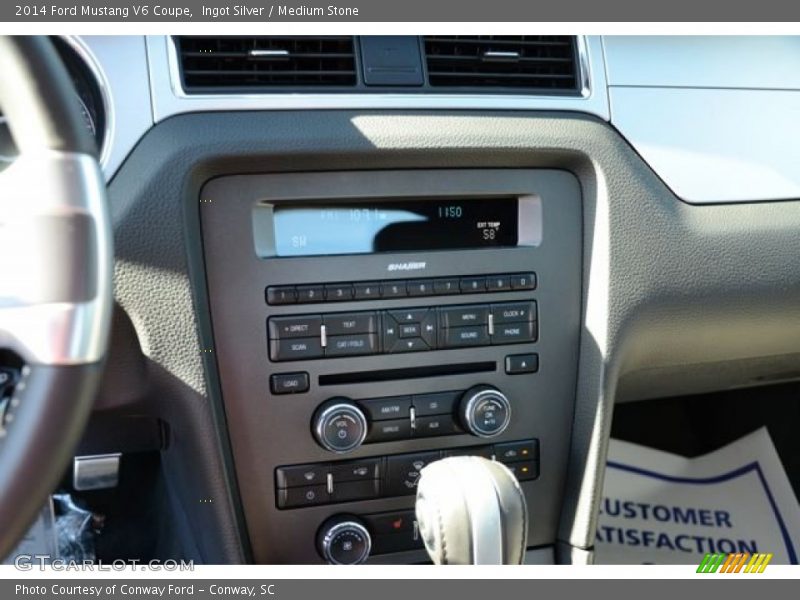 Ingot Silver / Medium Stone 2014 Ford Mustang V6 Coupe