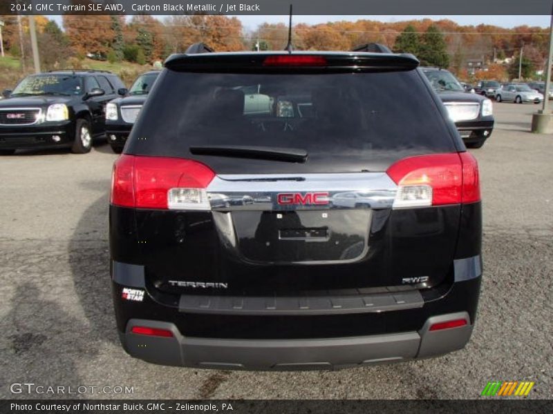 Carbon Black Metallic / Jet Black 2014 GMC Terrain SLE AWD