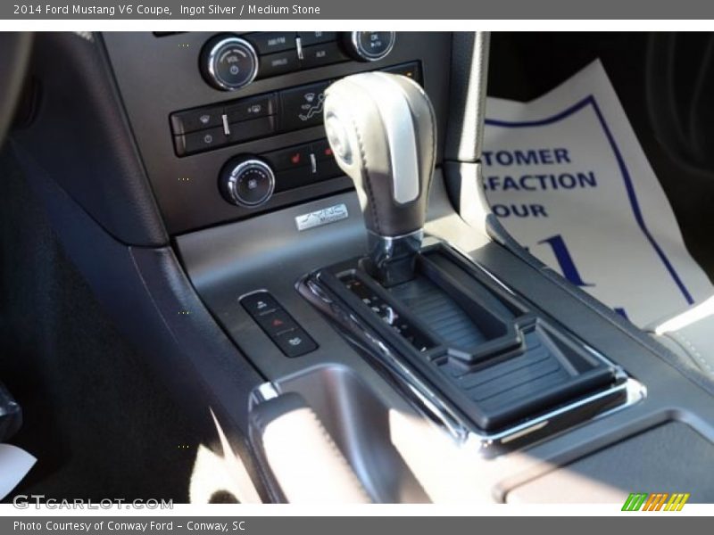 Ingot Silver / Medium Stone 2014 Ford Mustang V6 Coupe