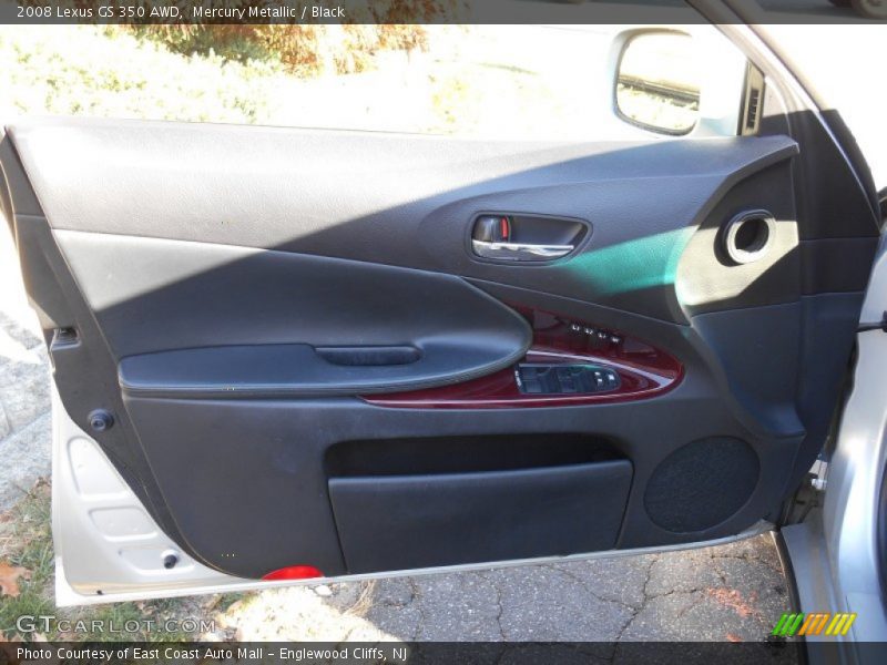 Mercury Metallic / Black 2008 Lexus GS 350 AWD