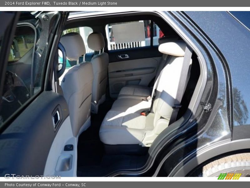 Tuxedo Black / Medium Light Stone 2014 Ford Explorer FWD