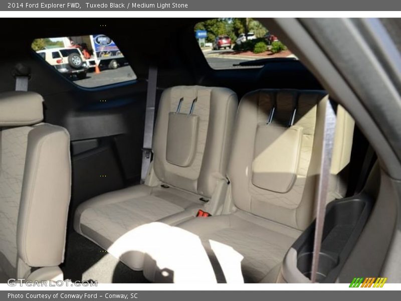 Tuxedo Black / Medium Light Stone 2014 Ford Explorer FWD