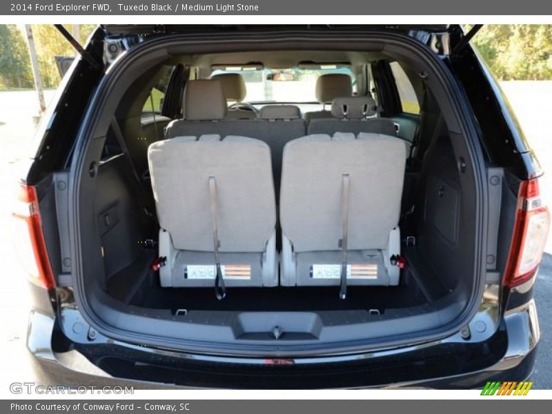 Tuxedo Black / Medium Light Stone 2014 Ford Explorer FWD