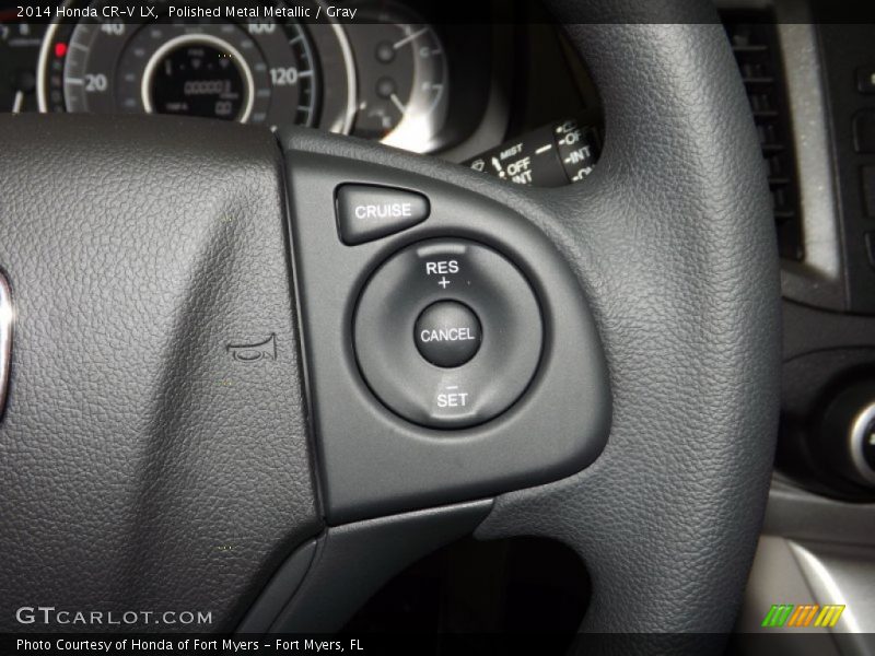 Polished Metal Metallic / Gray 2014 Honda CR-V LX