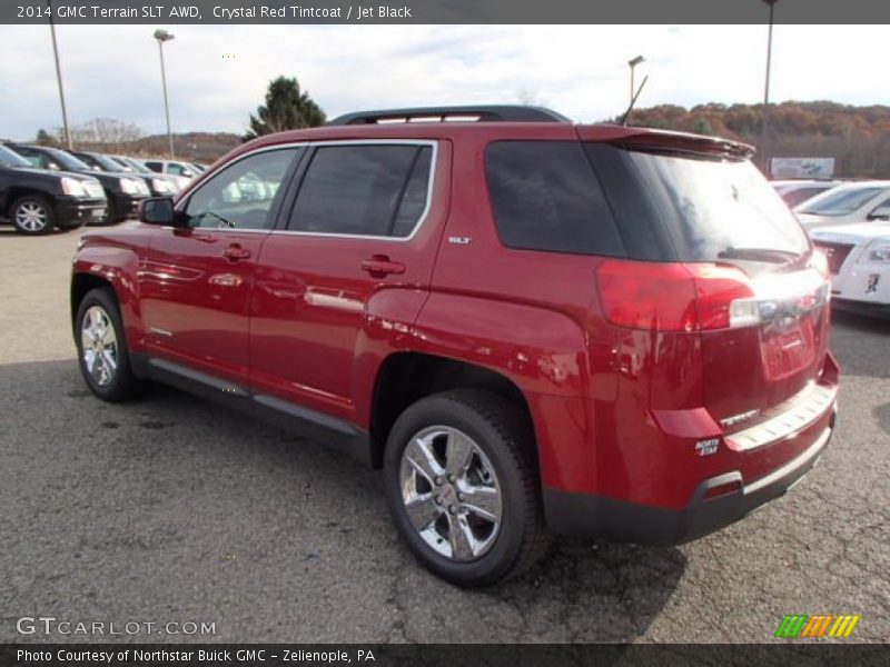 Crystal Red Tintcoat / Jet Black 2014 GMC Terrain SLT AWD