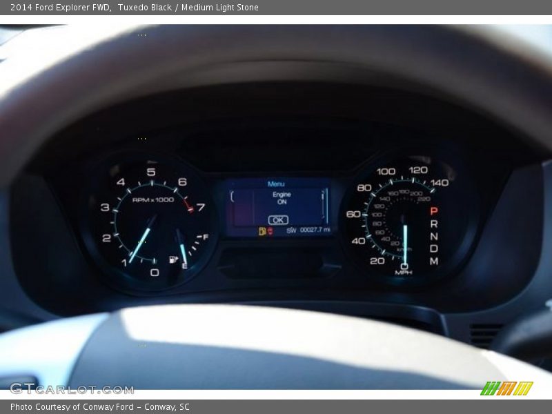 Tuxedo Black / Medium Light Stone 2014 Ford Explorer FWD