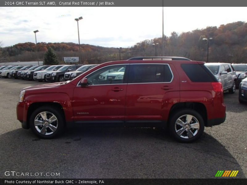 Crystal Red Tintcoat / Jet Black 2014 GMC Terrain SLT AWD