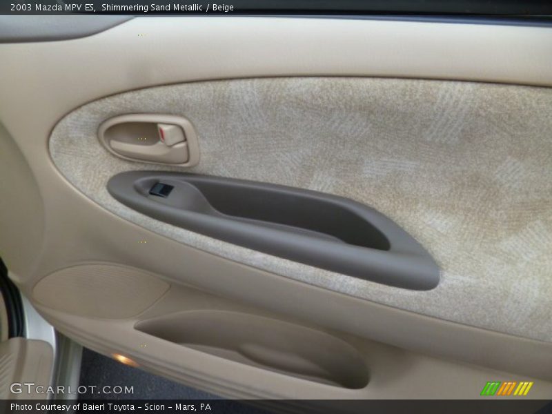Shimmering Sand Metallic / Beige 2003 Mazda MPV ES