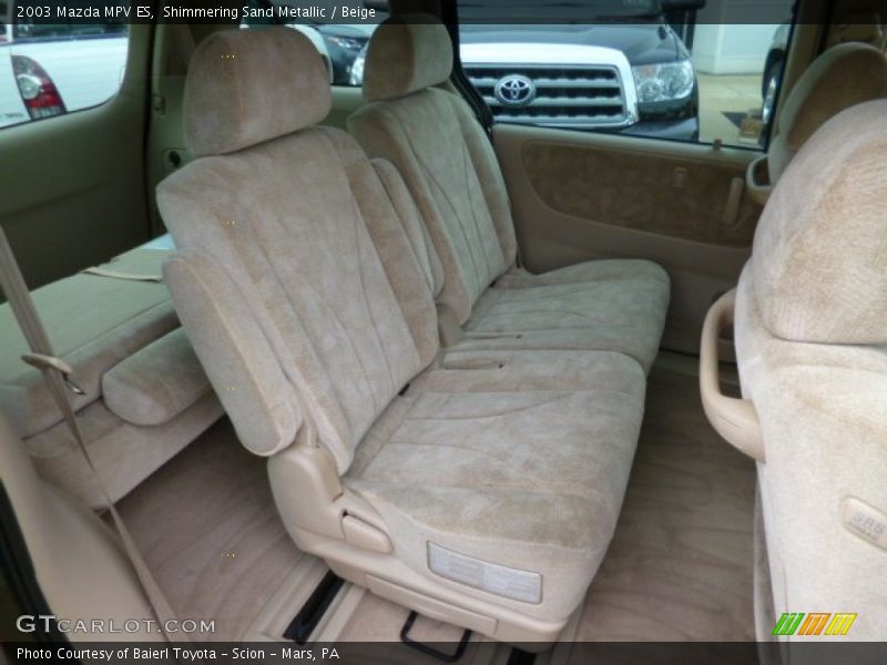 Shimmering Sand Metallic / Beige 2003 Mazda MPV ES