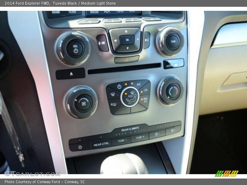 Tuxedo Black / Medium Light Stone 2014 Ford Explorer FWD