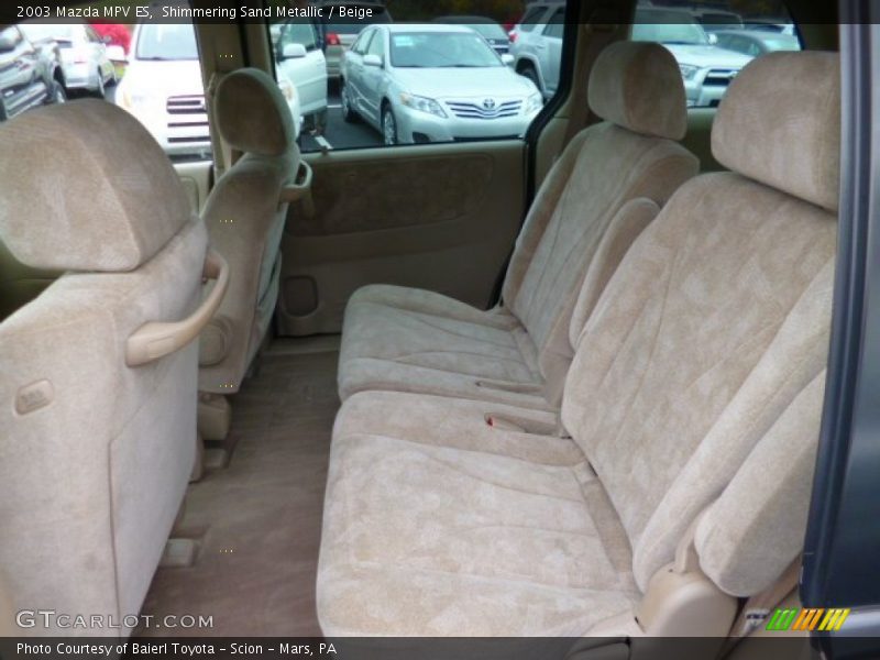 Shimmering Sand Metallic / Beige 2003 Mazda MPV ES