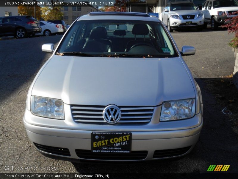 Silver Arrow Metallic / Black 2000 Volkswagen Jetta GLS Sedan