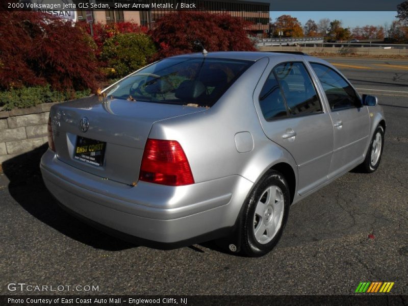Silver Arrow Metallic / Black 2000 Volkswagen Jetta GLS Sedan