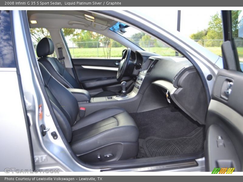 Liquid Platinum Silver / Graphite 2008 Infiniti G 35 S Sport Sedan