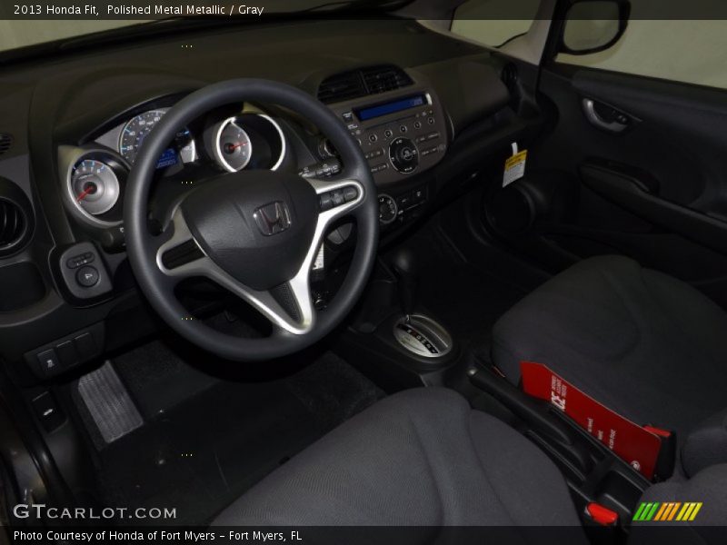 Polished Metal Metallic / Gray 2013 Honda Fit