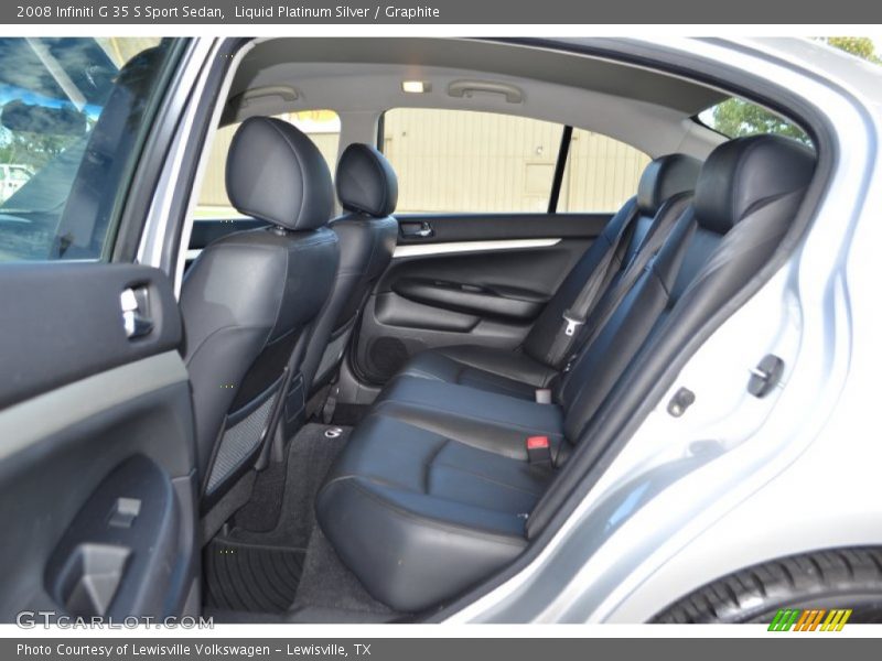 Liquid Platinum Silver / Graphite 2008 Infiniti G 35 S Sport Sedan