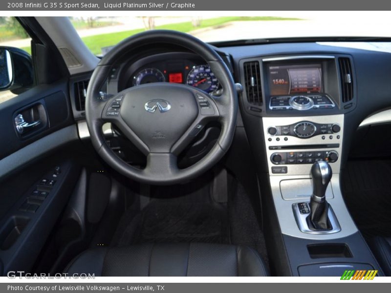 Liquid Platinum Silver / Graphite 2008 Infiniti G 35 S Sport Sedan
