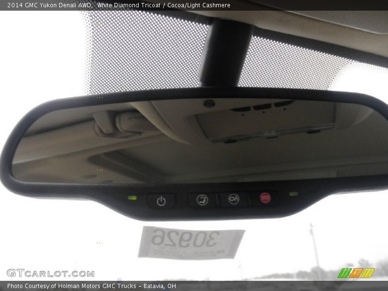 White Diamond Tricoat / Cocoa/Light Cashmere 2014 GMC Yukon Denali AWD