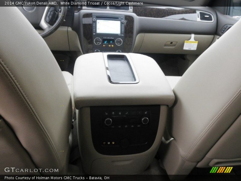 White Diamond Tricoat / Cocoa/Light Cashmere 2014 GMC Yukon Denali AWD