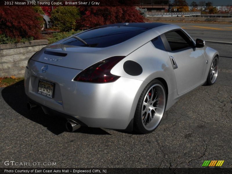 Brilliant Silver / Gray 2012 Nissan 370Z Touring Coupe