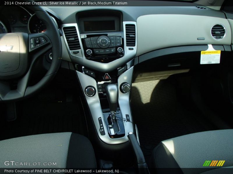 Silver Ice Metallic / Jet Black/Medium Titanium 2014 Chevrolet Cruze LS