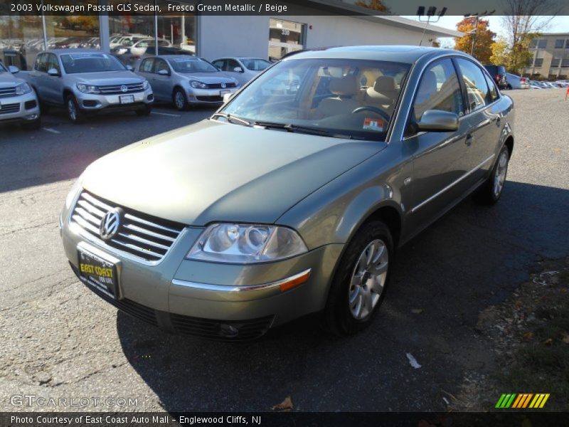 Fresco Green Metallic / Beige 2003 Volkswagen Passat GLS Sedan