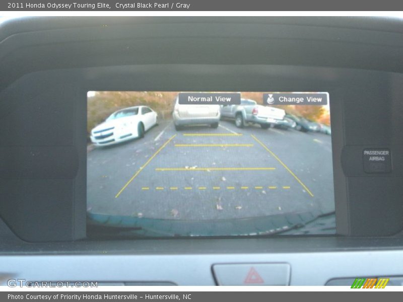 Crystal Black Pearl / Gray 2011 Honda Odyssey Touring Elite