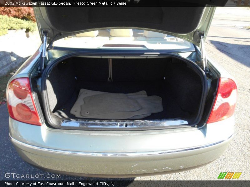 Fresco Green Metallic / Beige 2003 Volkswagen Passat GLS Sedan