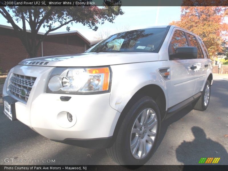 Whistler White / Ebony Black 2008 Land Rover LR2 SE