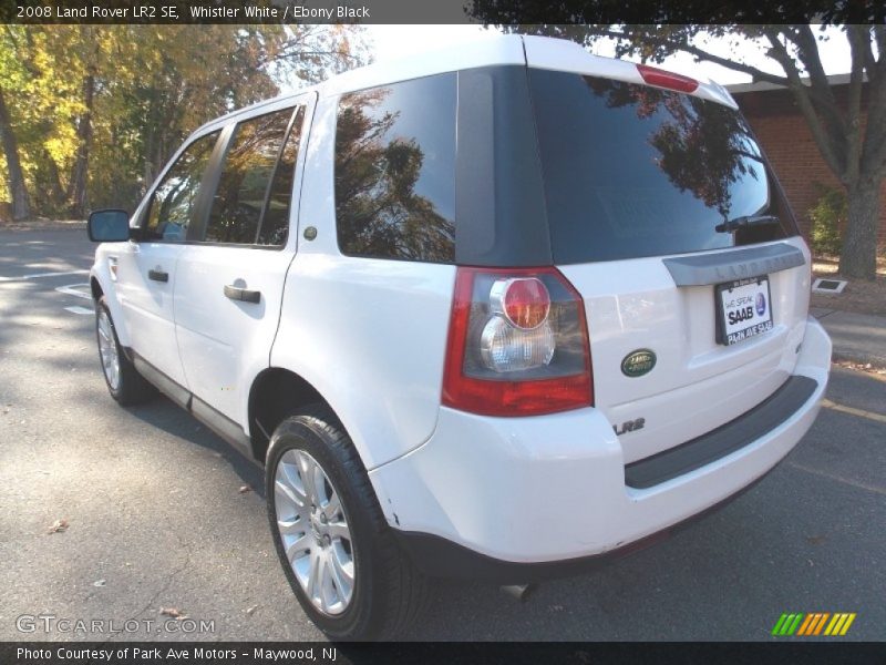 Whistler White / Ebony Black 2008 Land Rover LR2 SE