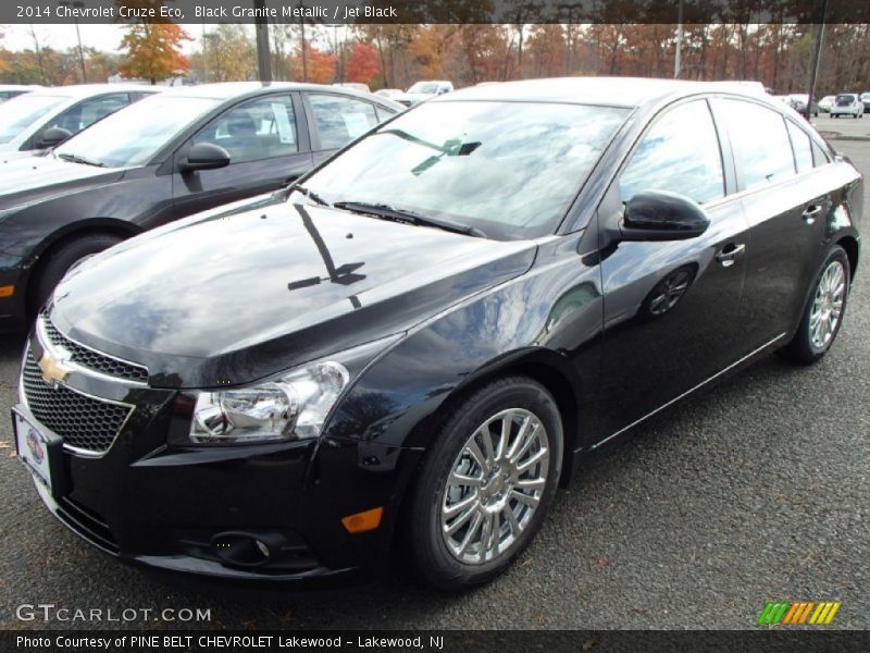 Black Granite Metallic / Jet Black 2014 Chevrolet Cruze Eco
